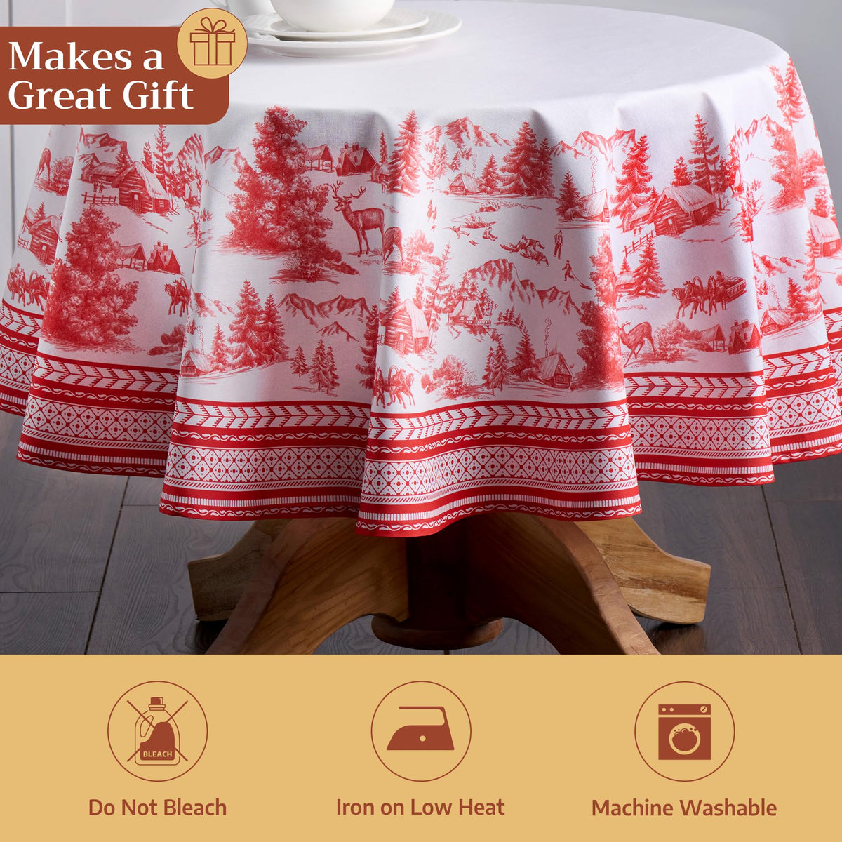 Winter Jouy Tablecloths