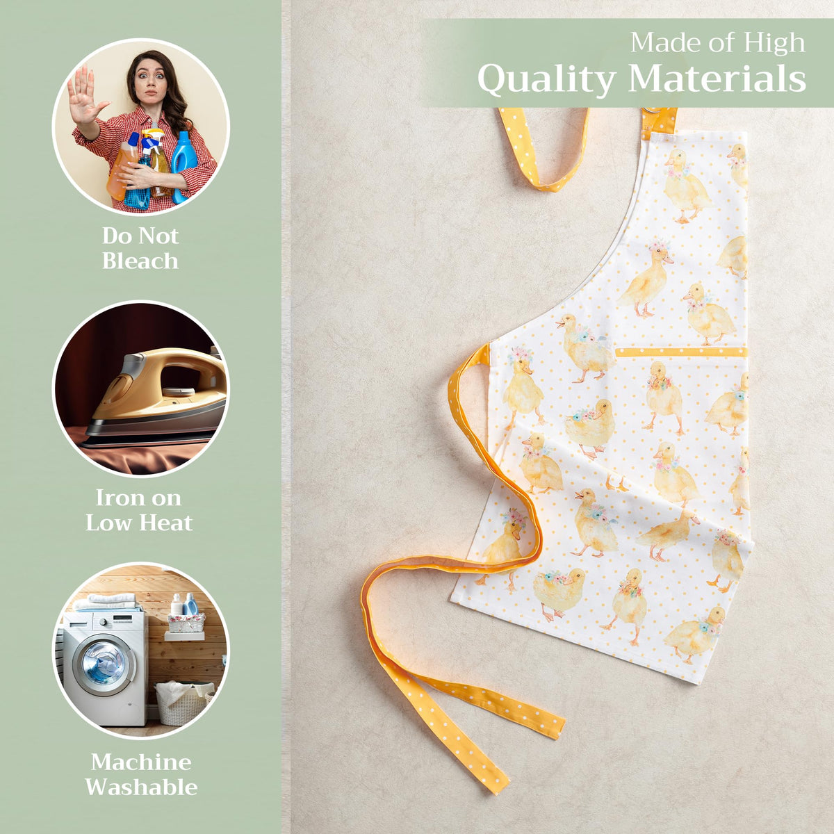Ducklings in Spring Apron