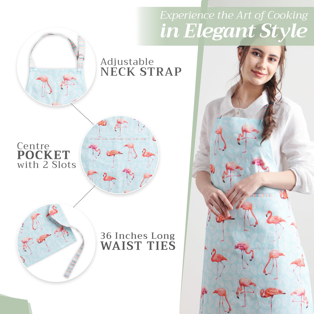 Flamingo Love Apron