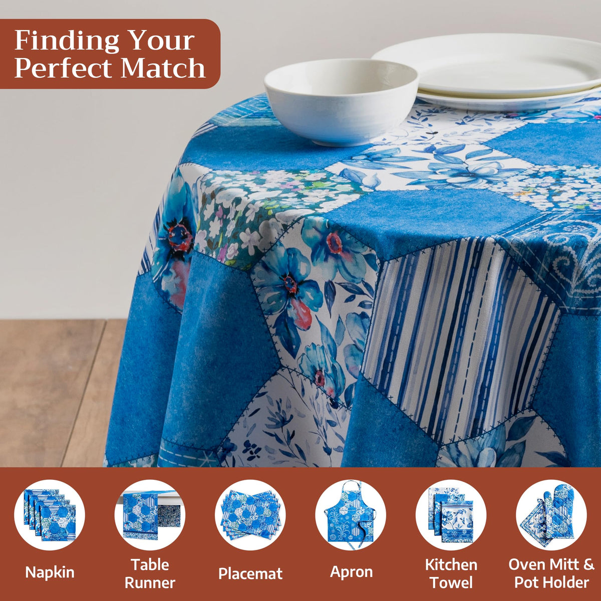 Summer Blues Tablecloths