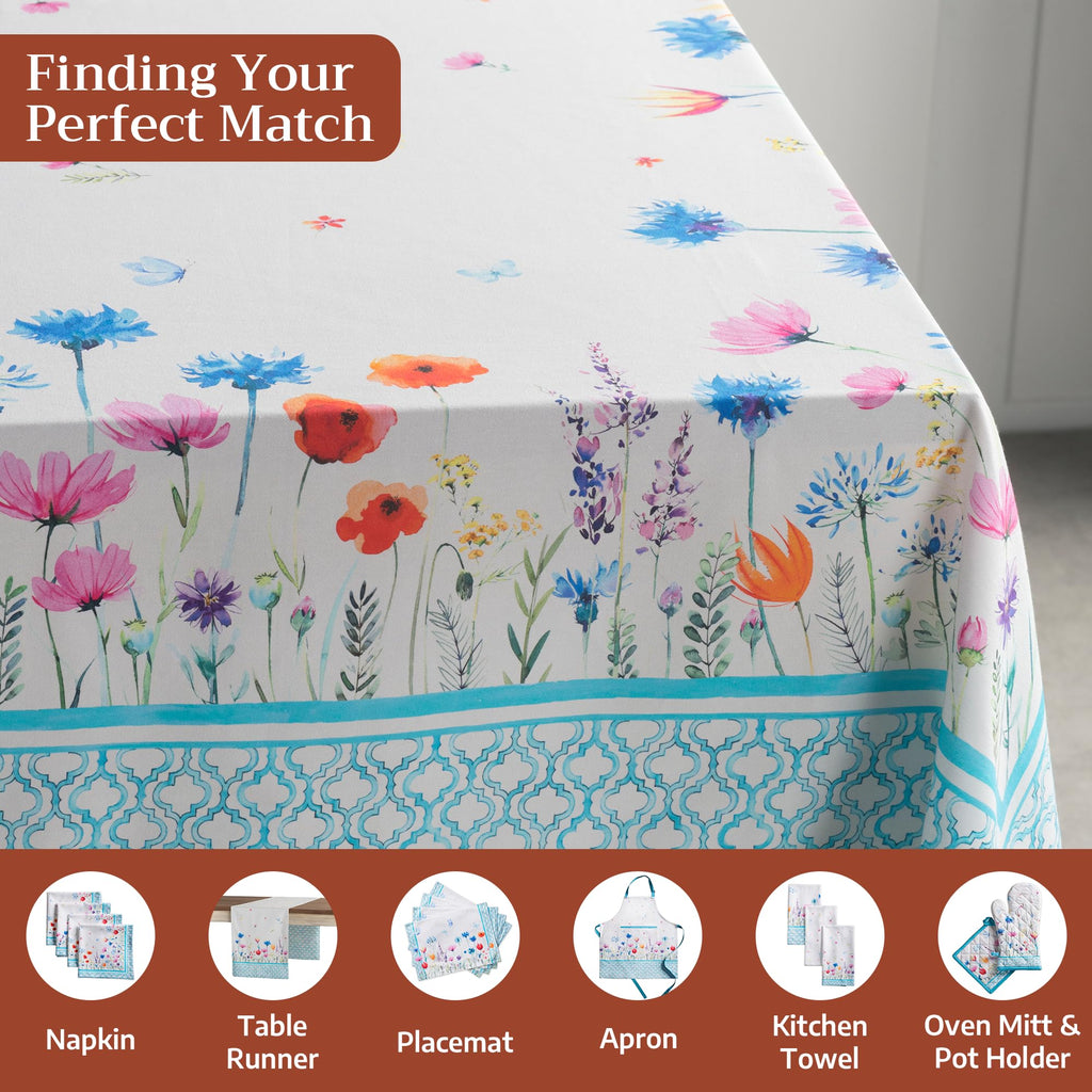 Flower In The Field Tablecloths