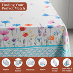 Flower In The Field Tablecloths