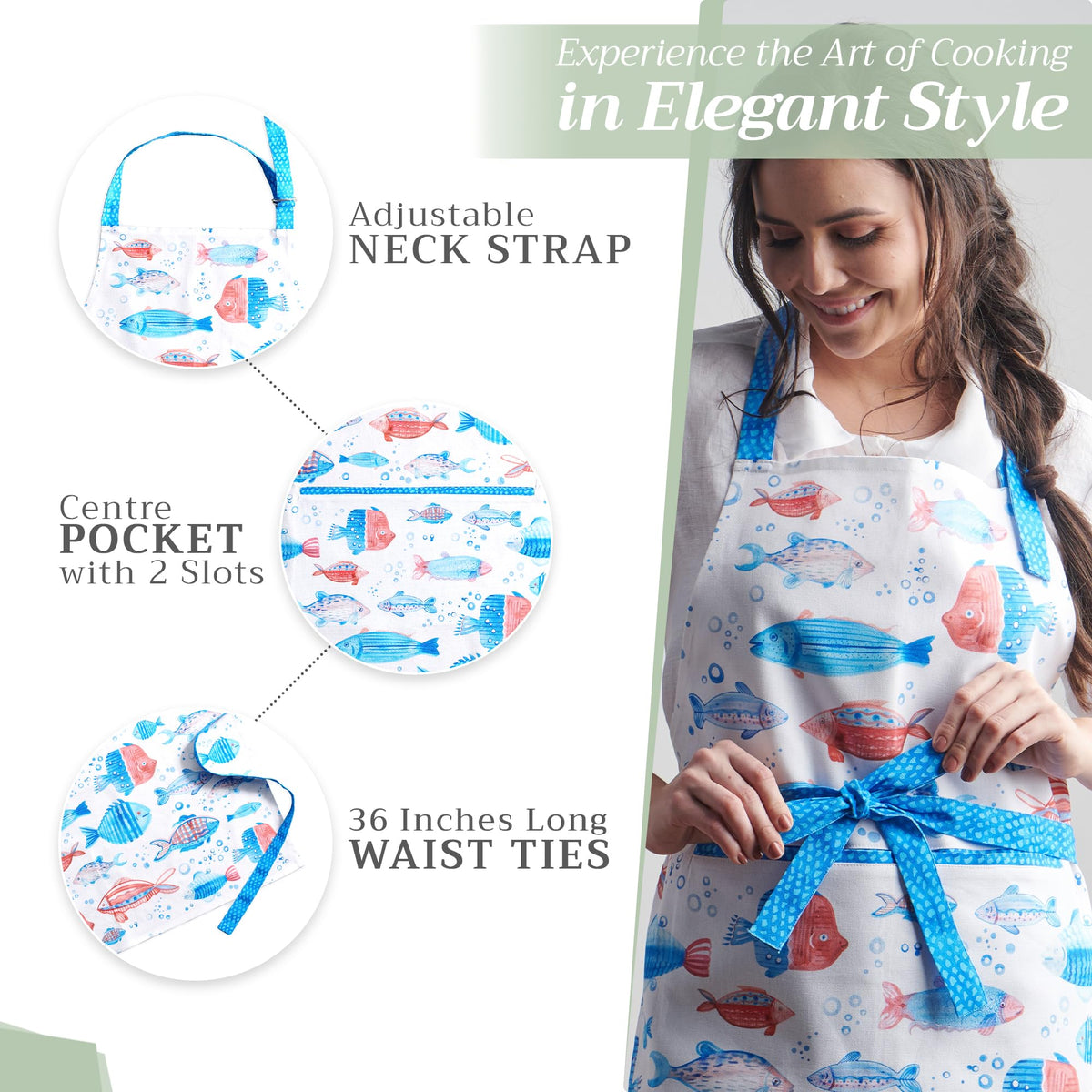 Breton Fishes Apron