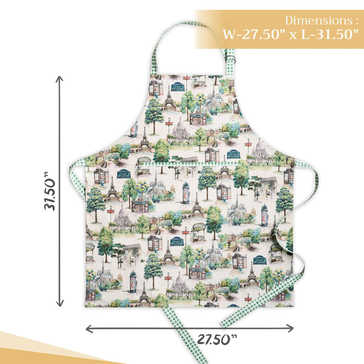 Paris Voyage Apron