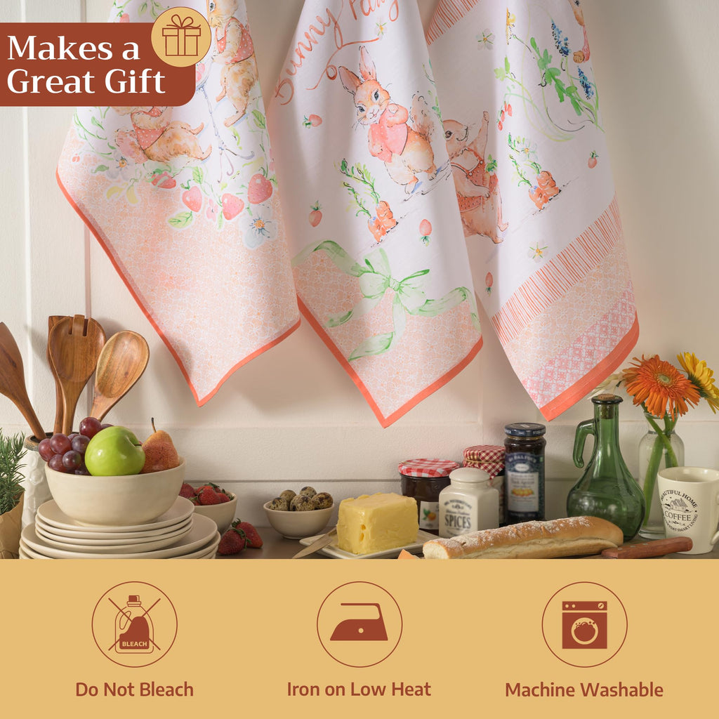 Bunny Party Kitchen Towels