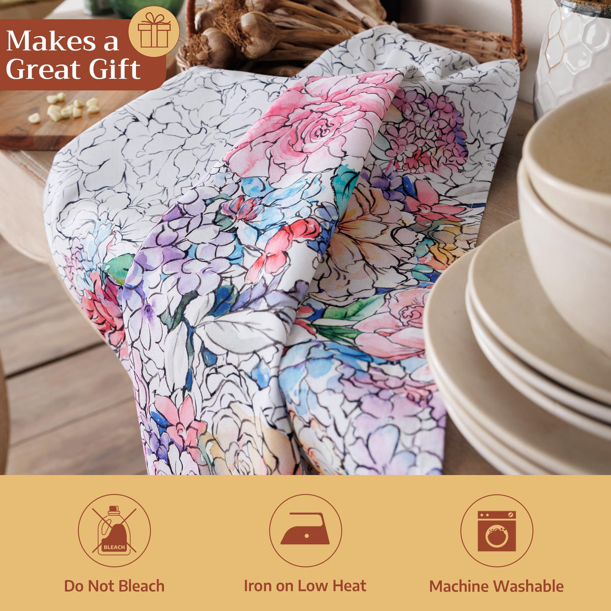 Floral Love Kitchen Towels