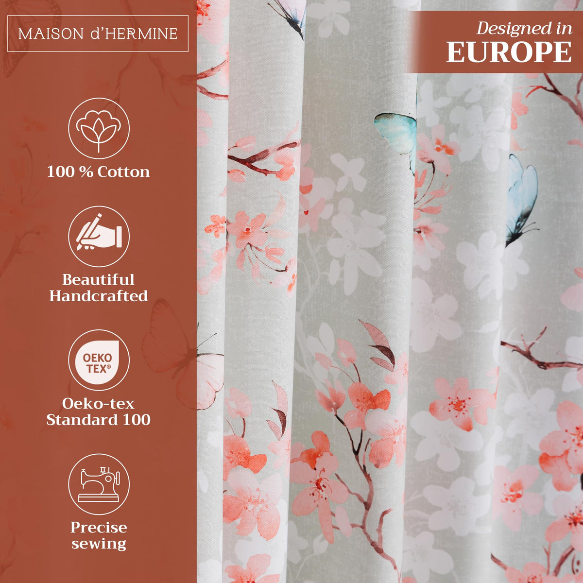 Blossoms In Spring Curtains