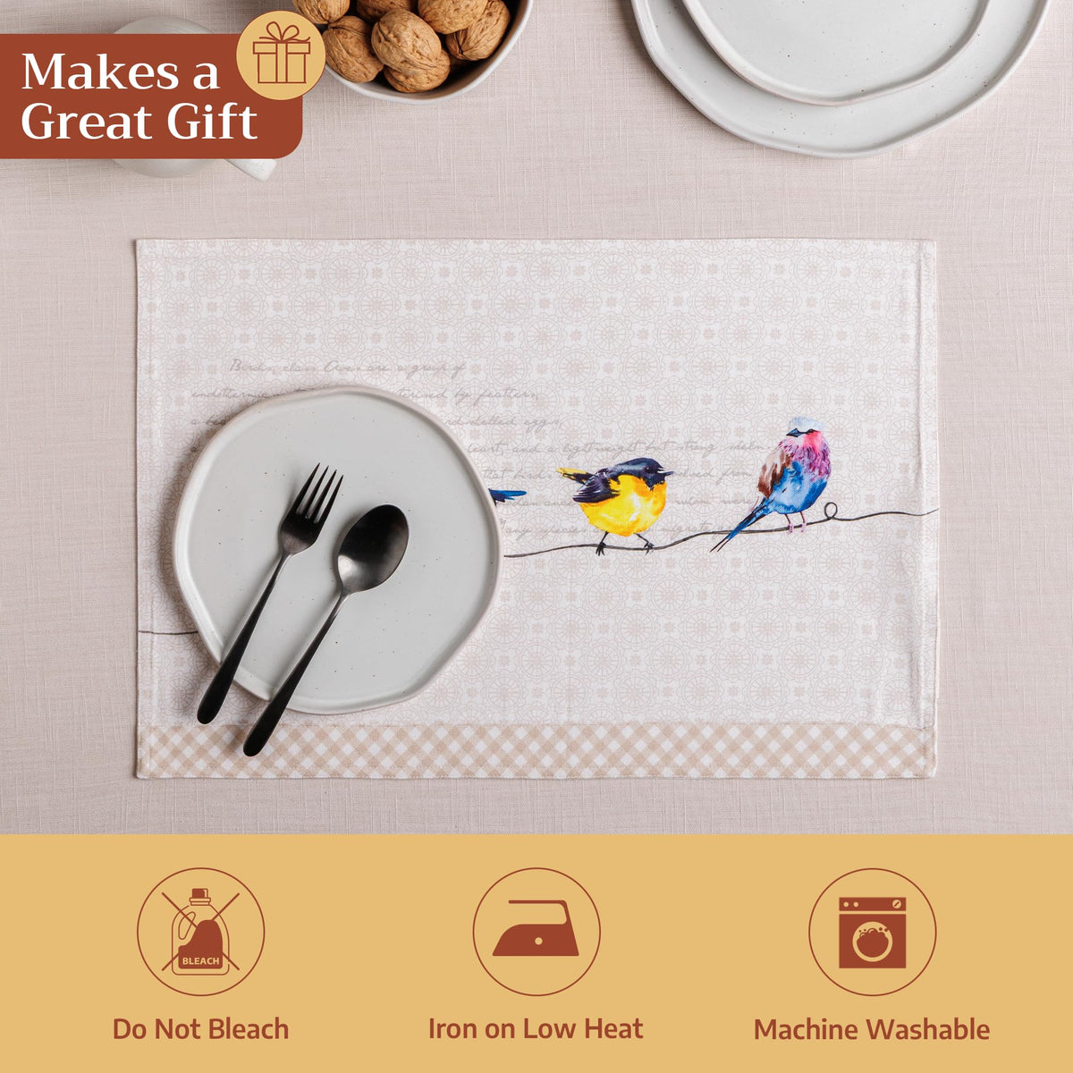 Birdies on Wire Placemats