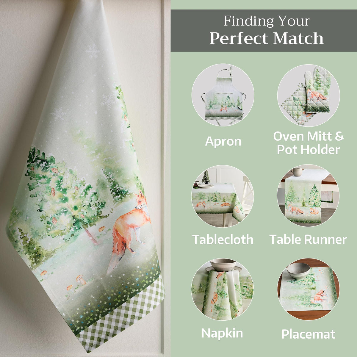 Winter Mornings Kitchen Towels