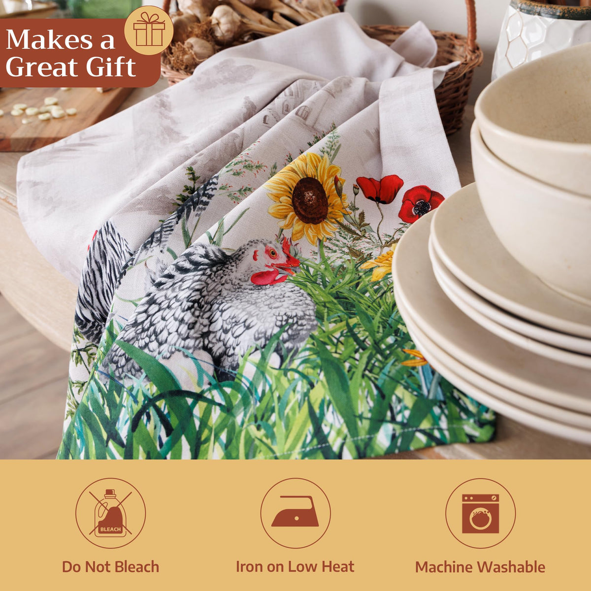 Basse Cour Kitchen Towels