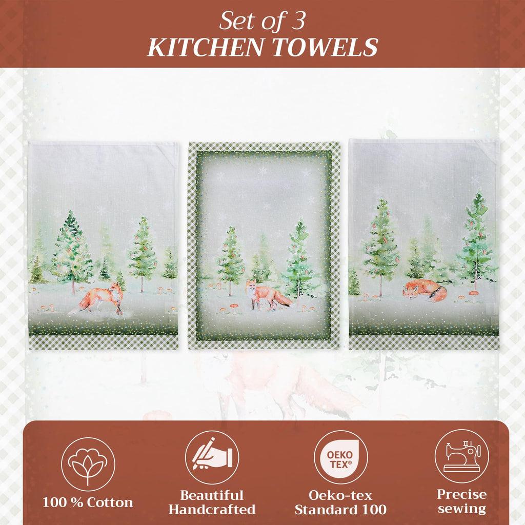 Winter Mornings Kitchen Towels