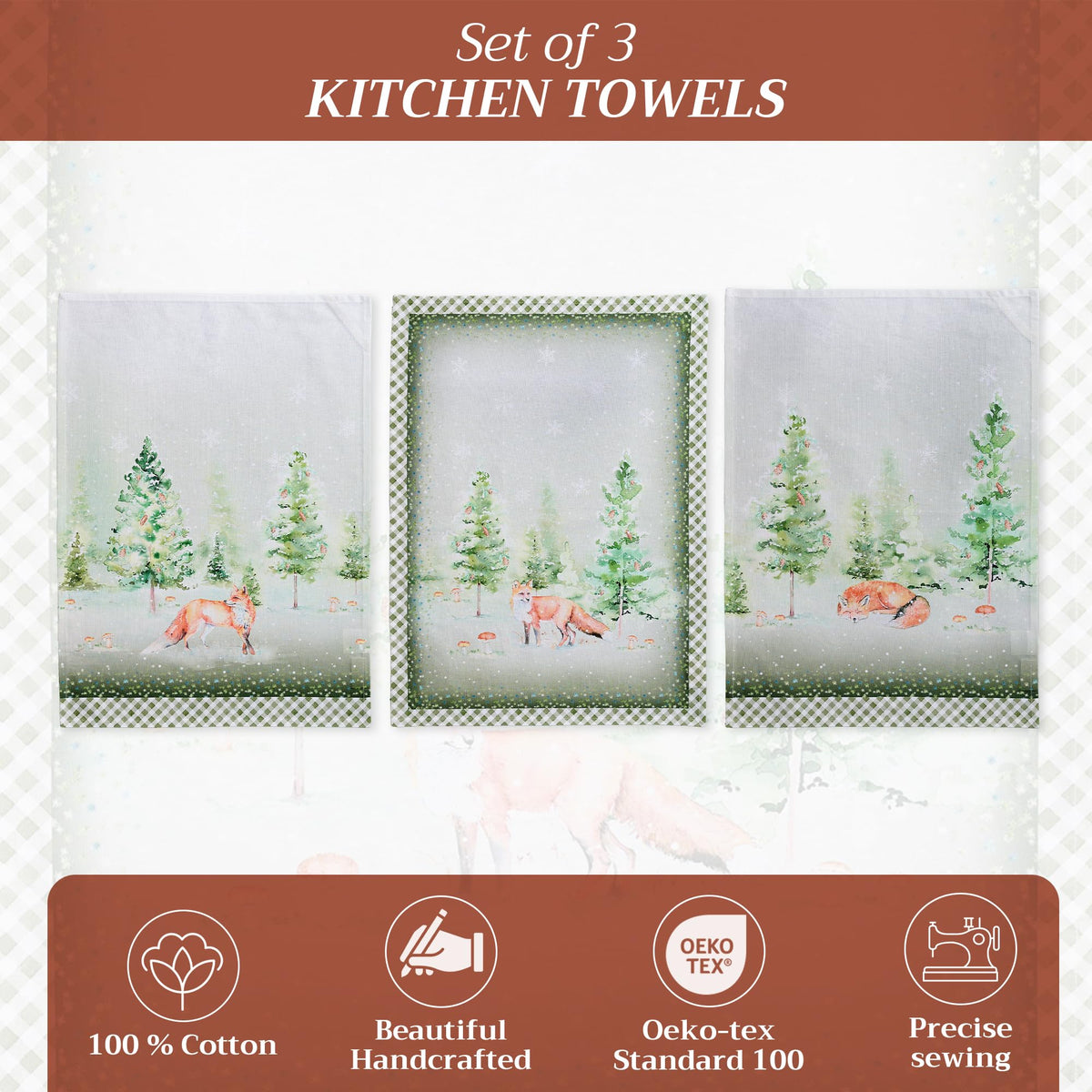 Winter Mornings Kitchen Towels
