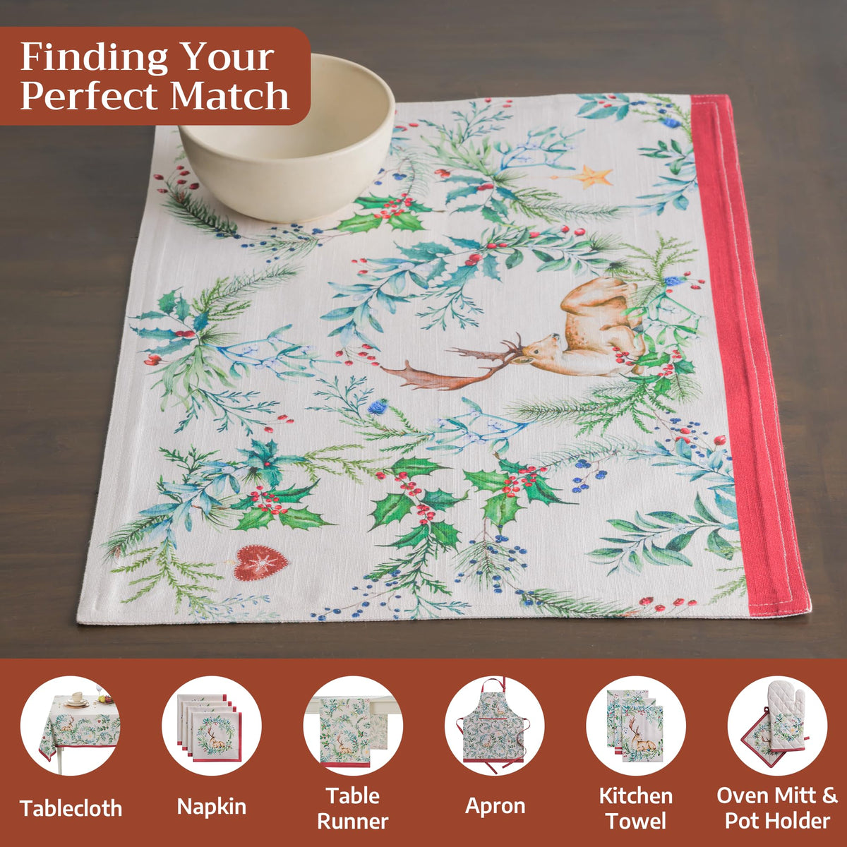 Holly Time Placemats