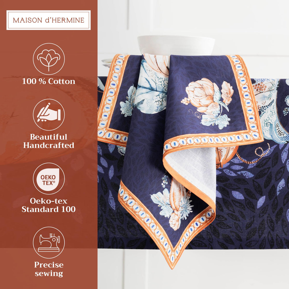 Pumpkin Blues Napkins