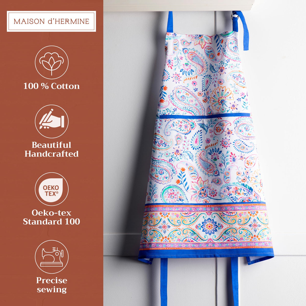 Indian Floral Apron