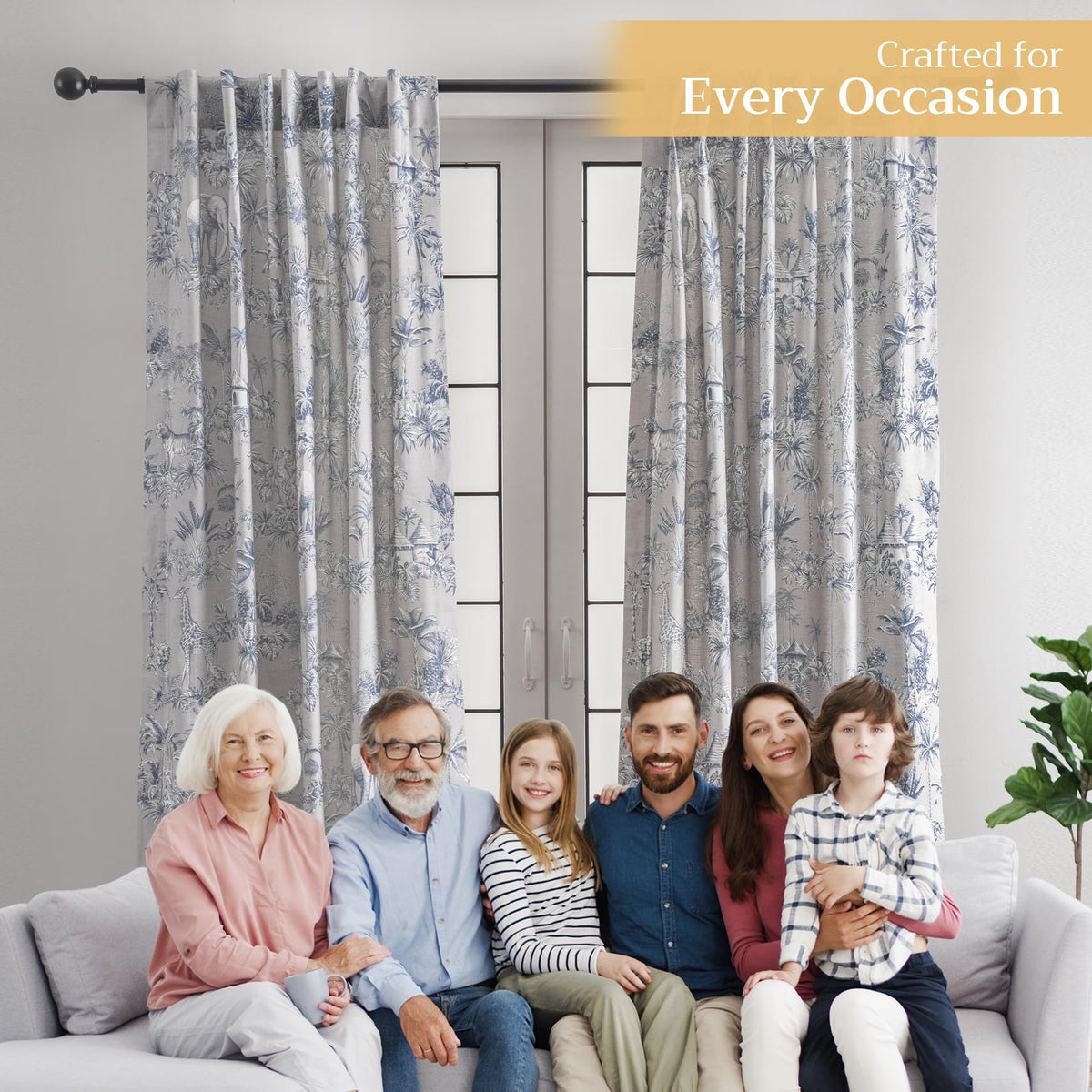 Savana Jouy Curtains