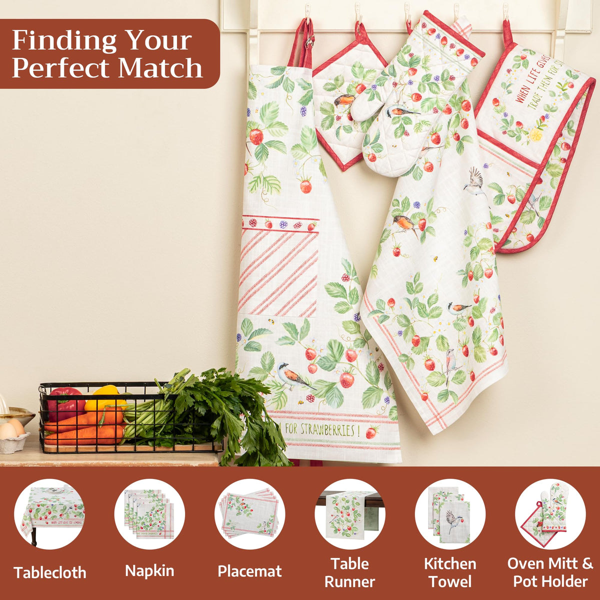 Citrus Song Birds Apron