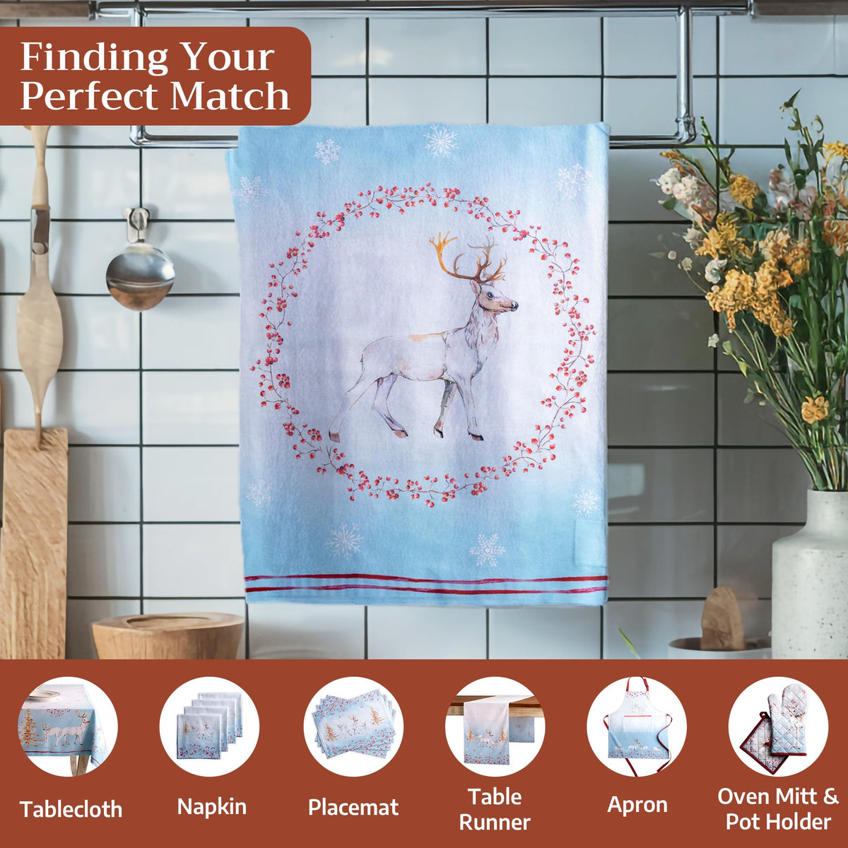 Fairy Tale Forest Kitchen Towels