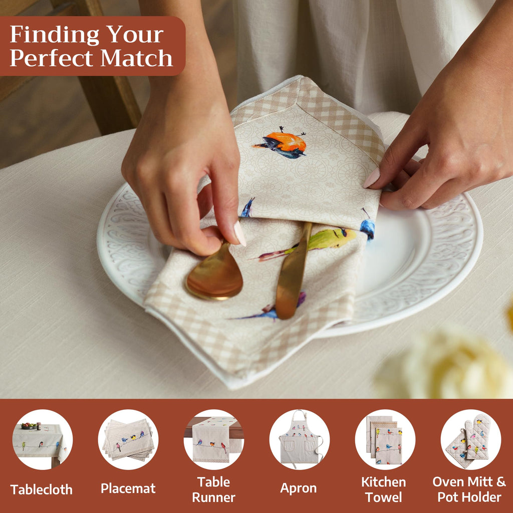 Birdies on Wire Napkins
