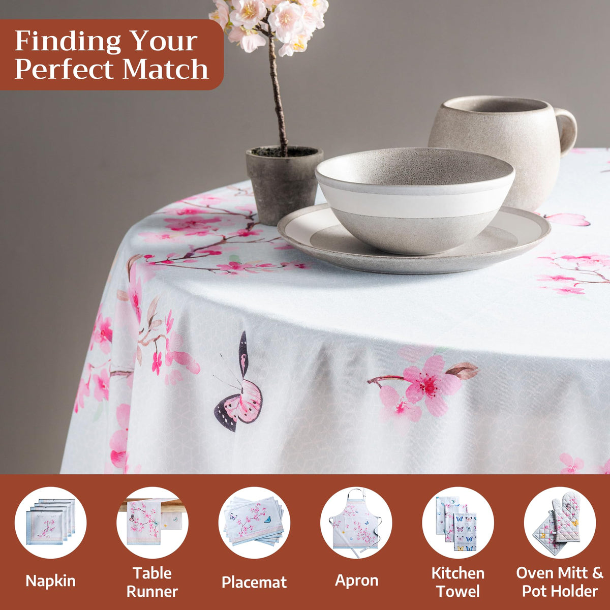 Blossoms in Spring Tablecloths
