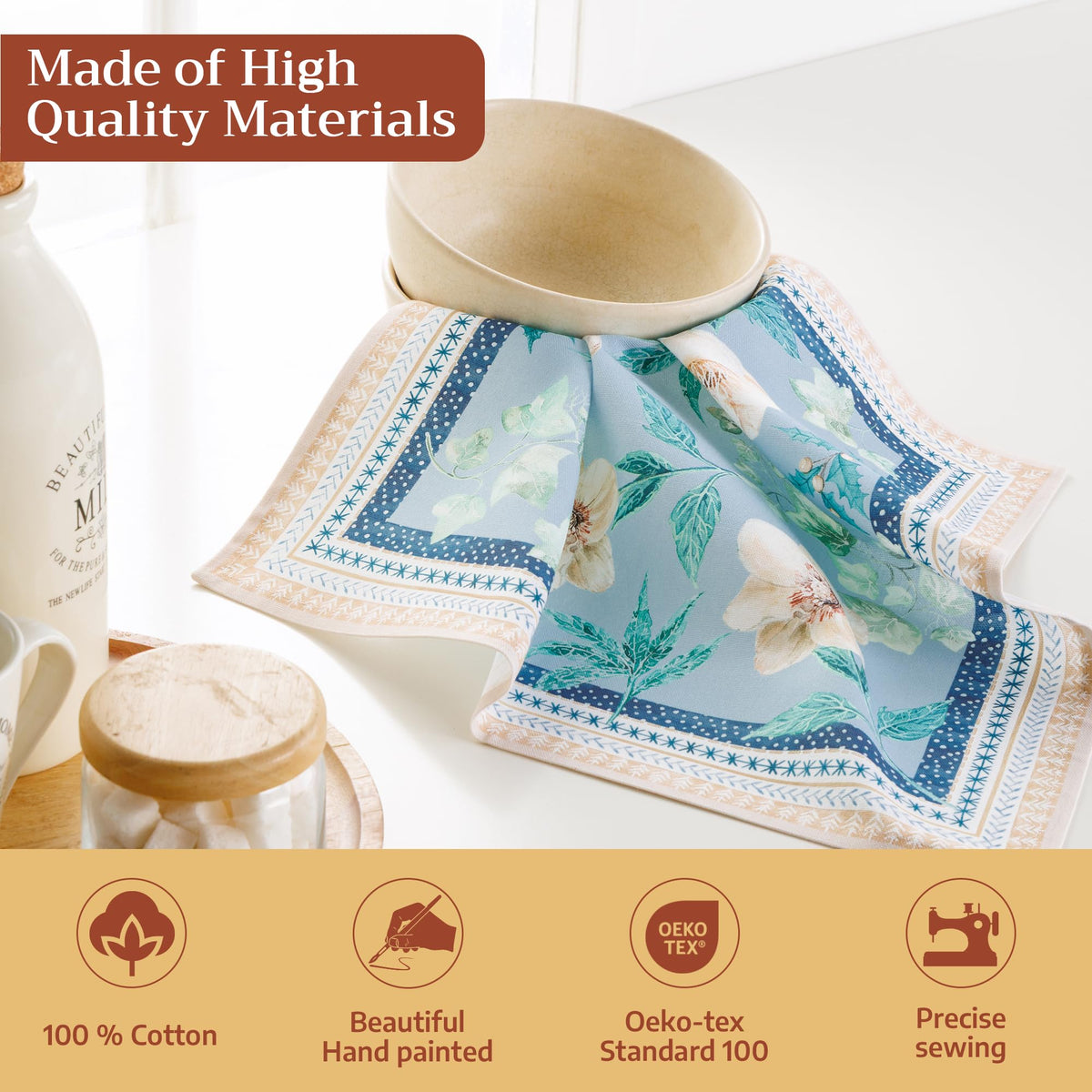 Winter Floral Napkins