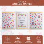 Happy Florals Kitchen Towels