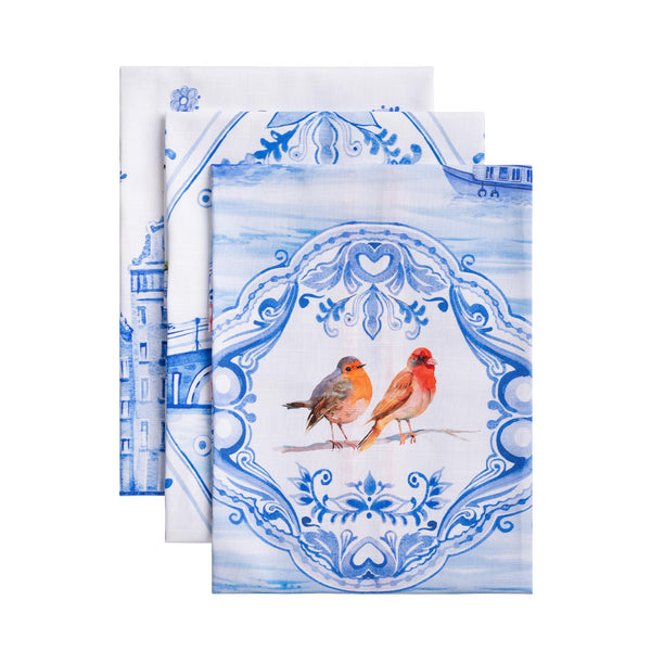 Amsterdam Canals Kitchen Towels