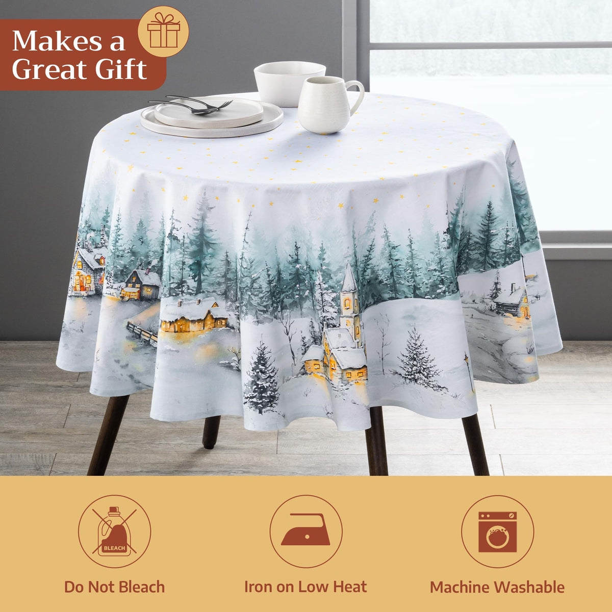 Neige de noel Tablecloths