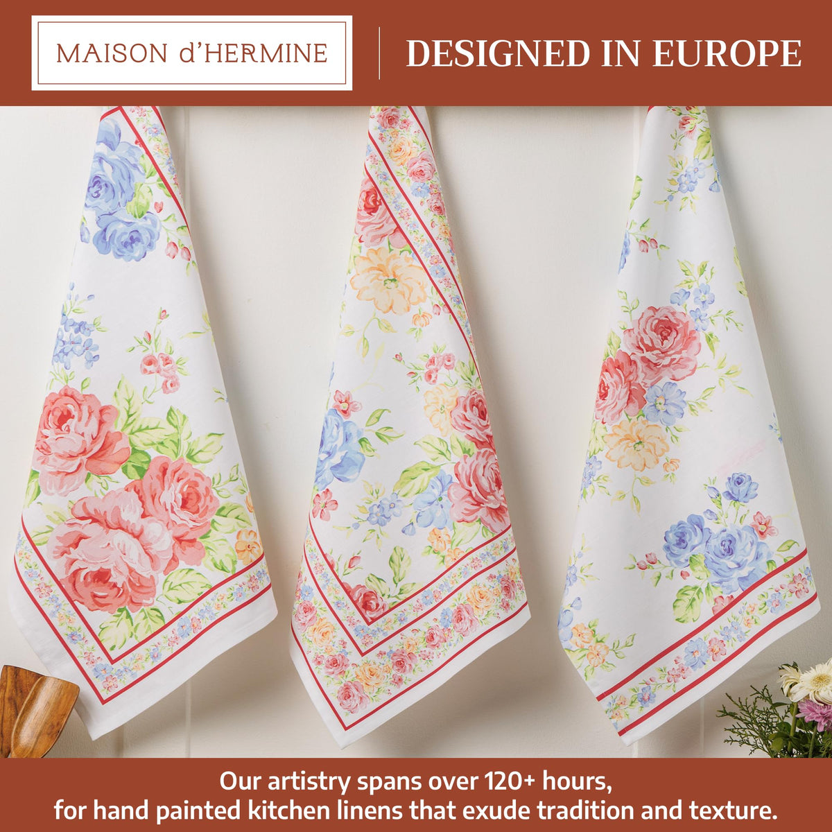 Vintage Floral Kitchen Towels