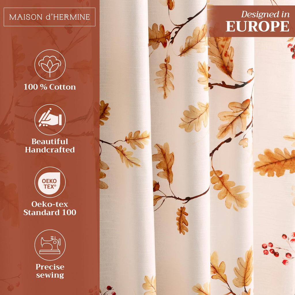 Oak Leaves Curtains