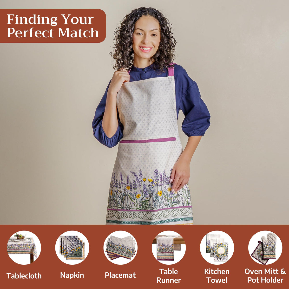 Fanny Lavender Apron
