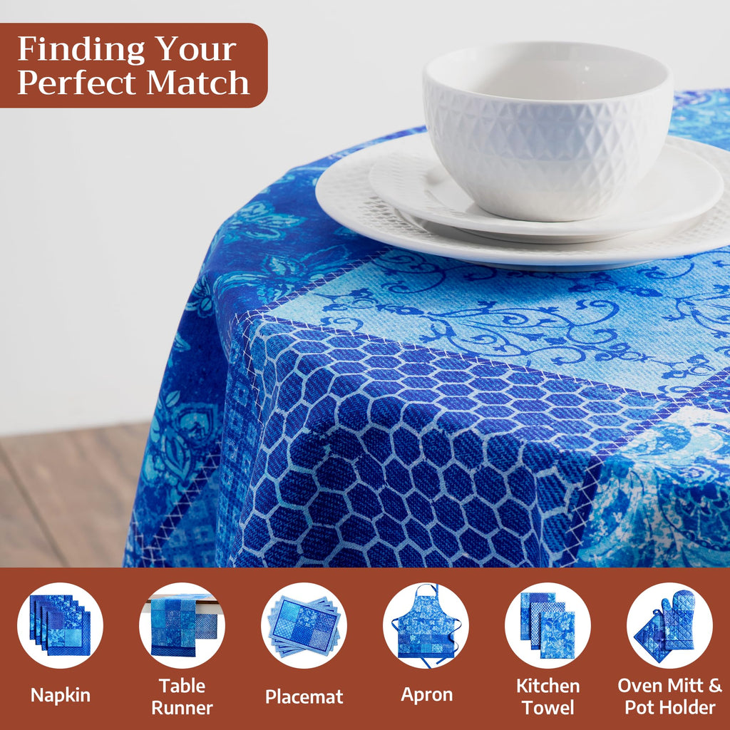 Indigo Love Tablecloths