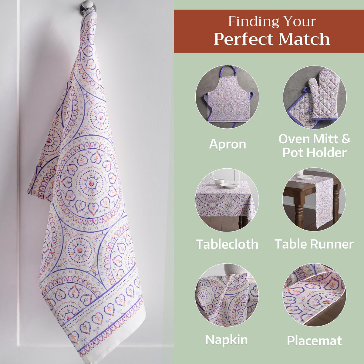 Mandala Kitchen Towels
