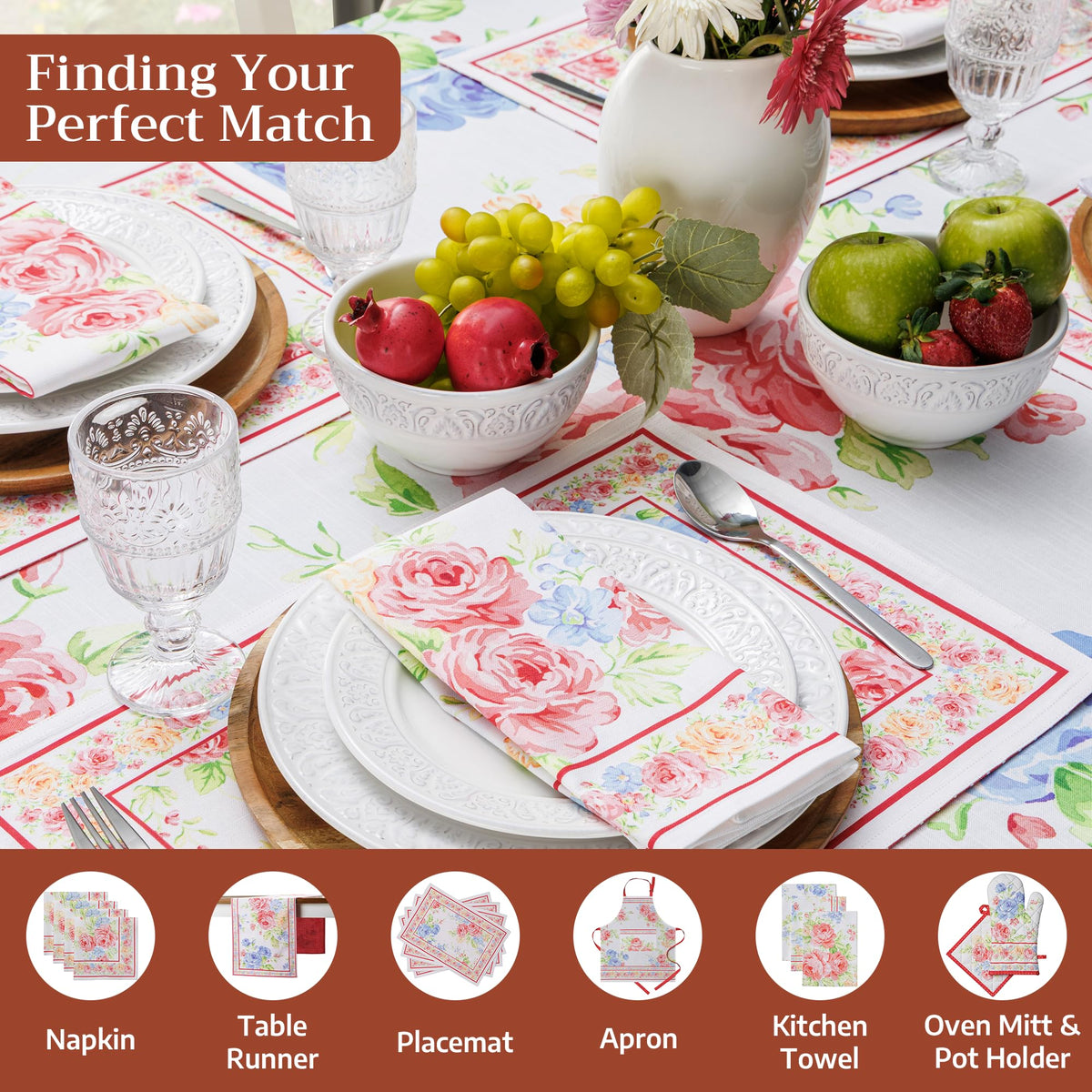 Vintage Floral Tablecloths