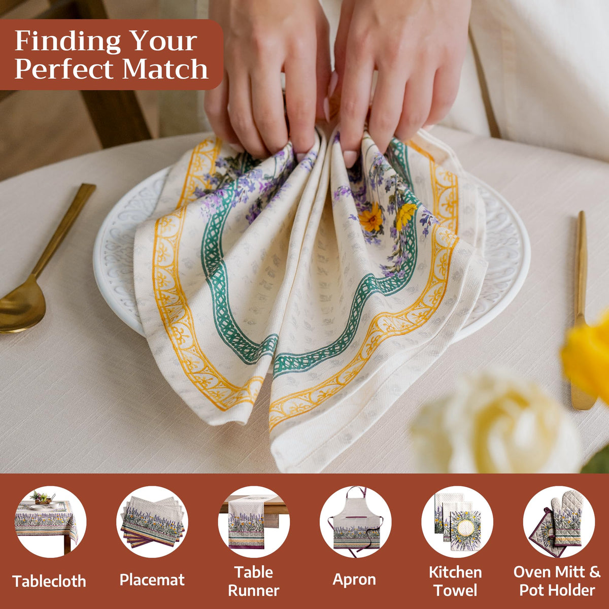 Fanny Lavender Napkins