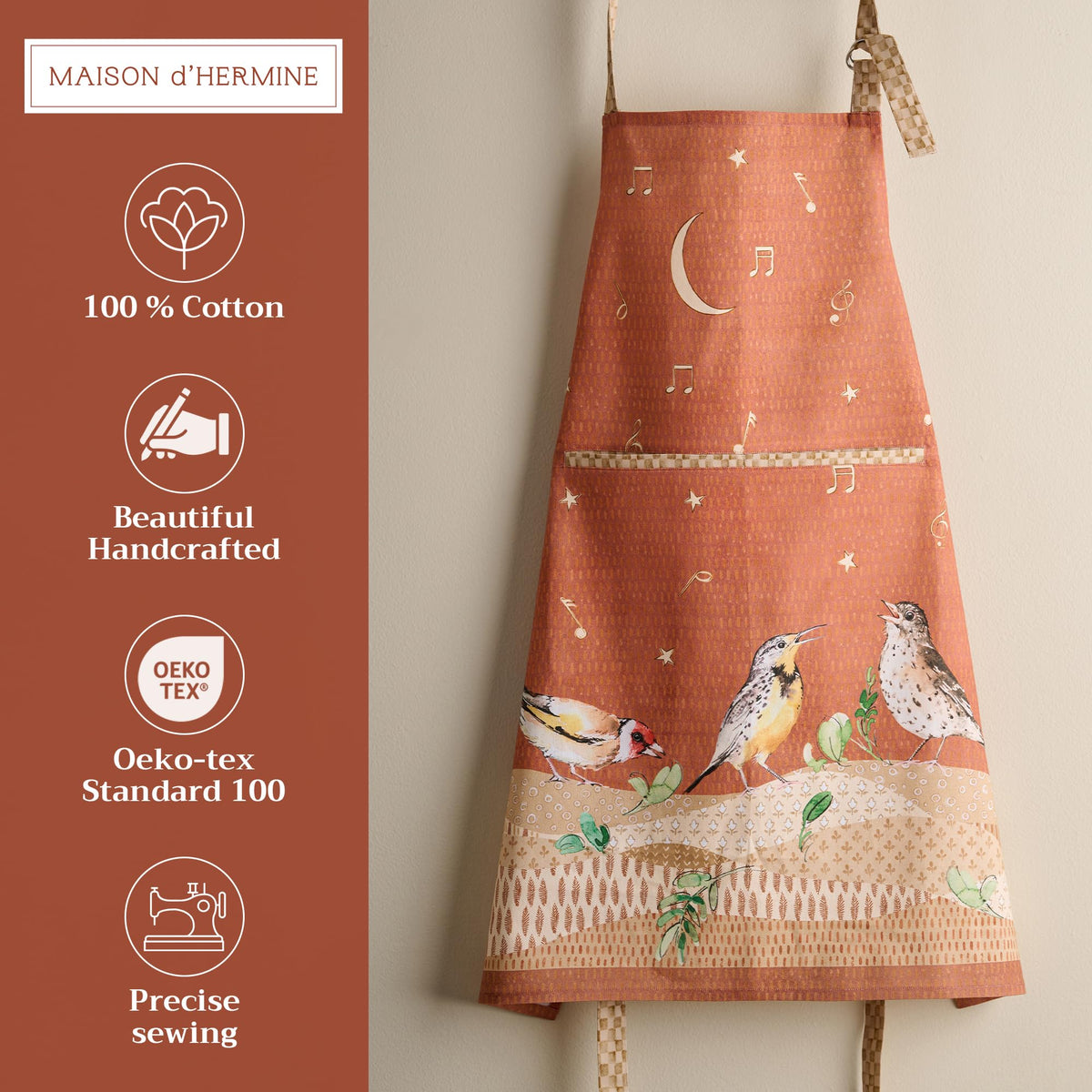 Singing Birds Apron
