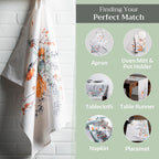 Whitish Shabby Chique Kitchen Towels
