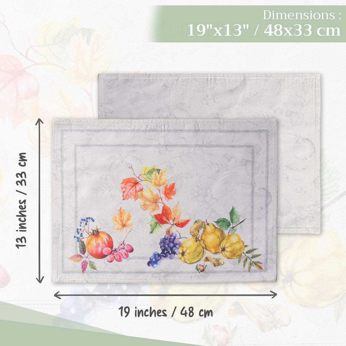 Fruit D'Hiver Placemats