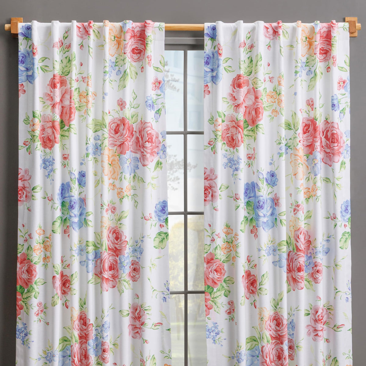 Vintage Floral Curtains