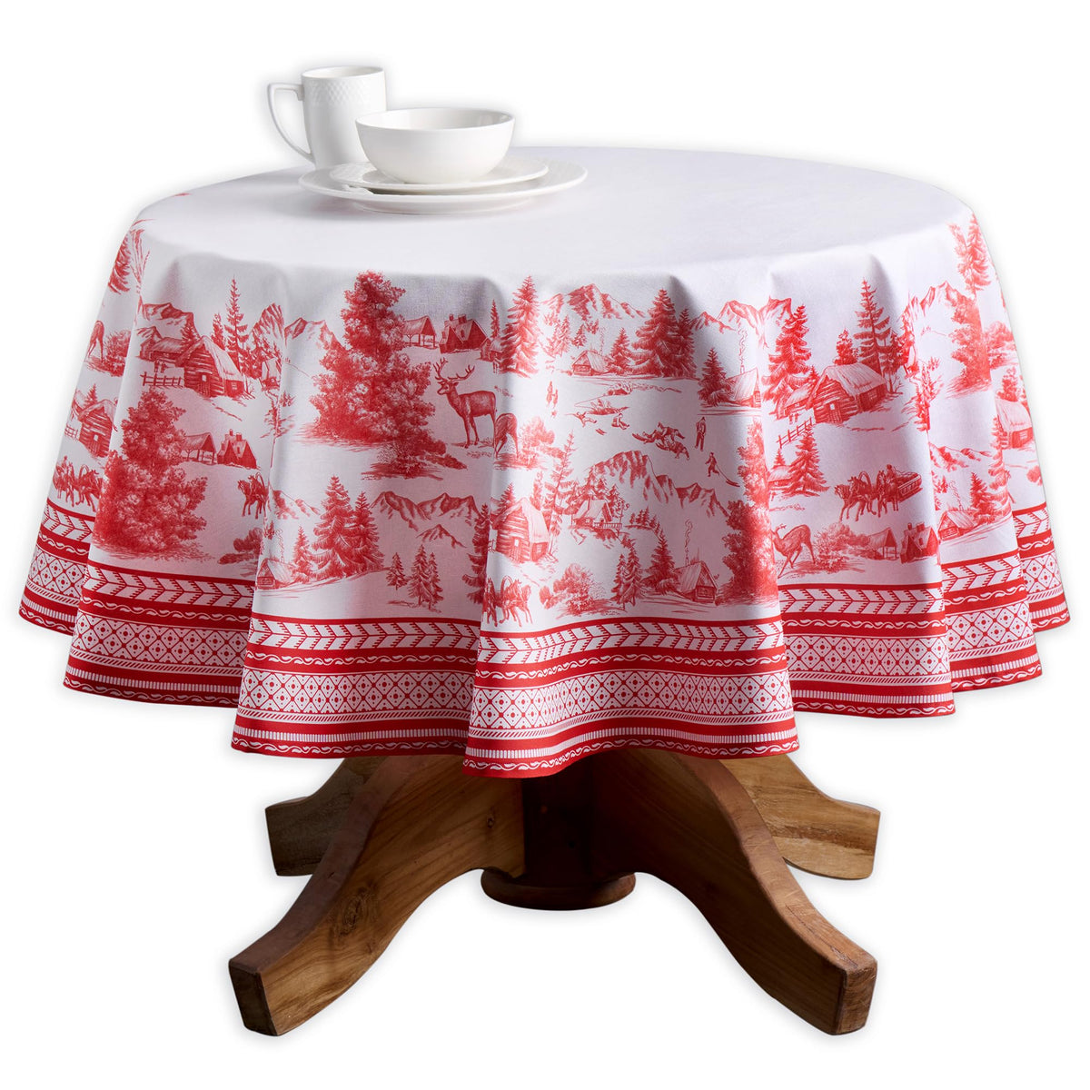 Winter Jouy Tablecloths