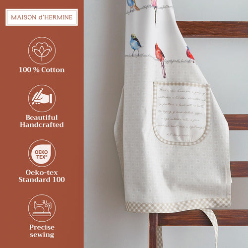 Birdies on Wire Apron