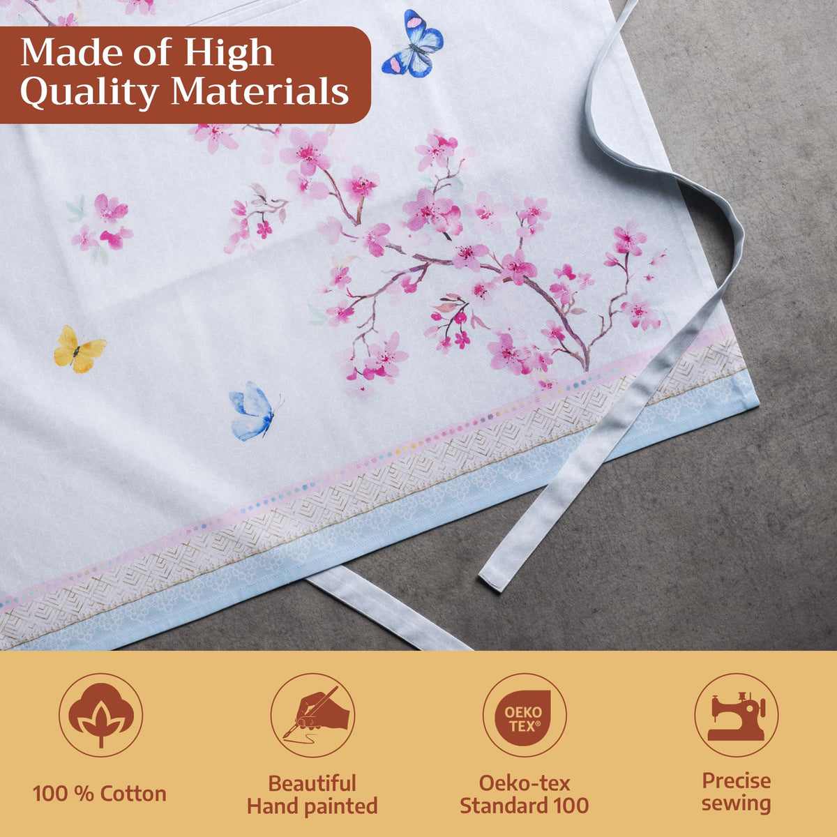 Blossoms in Spring Apron