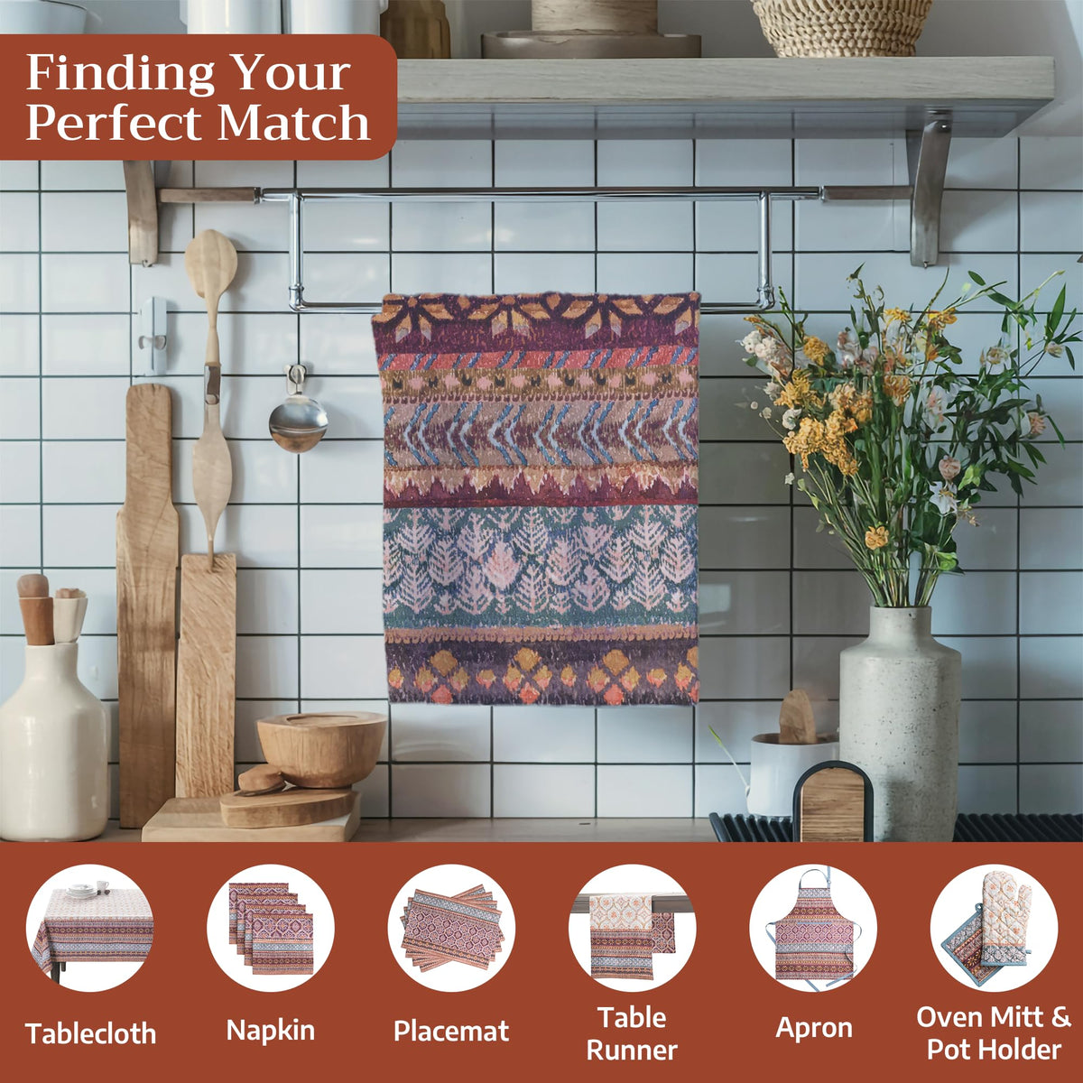 Fair Isle Kitchen Towels