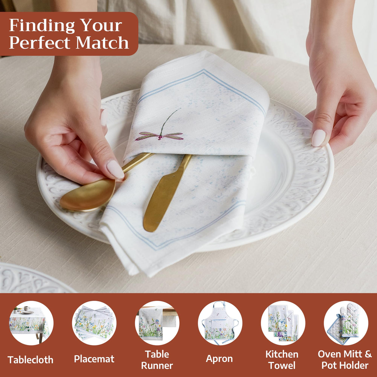 Fleurs De Mai Napkins