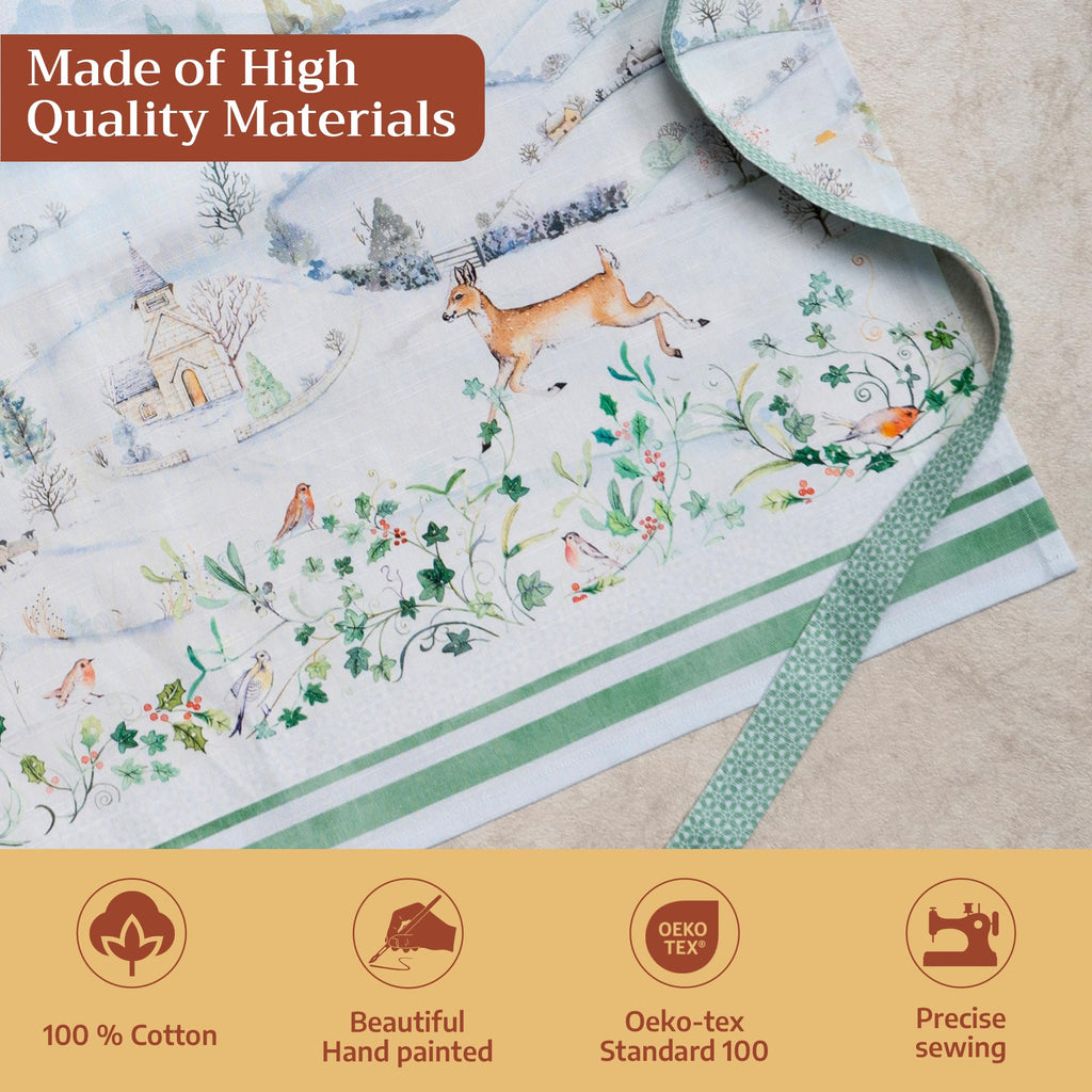 Snowy World Apron