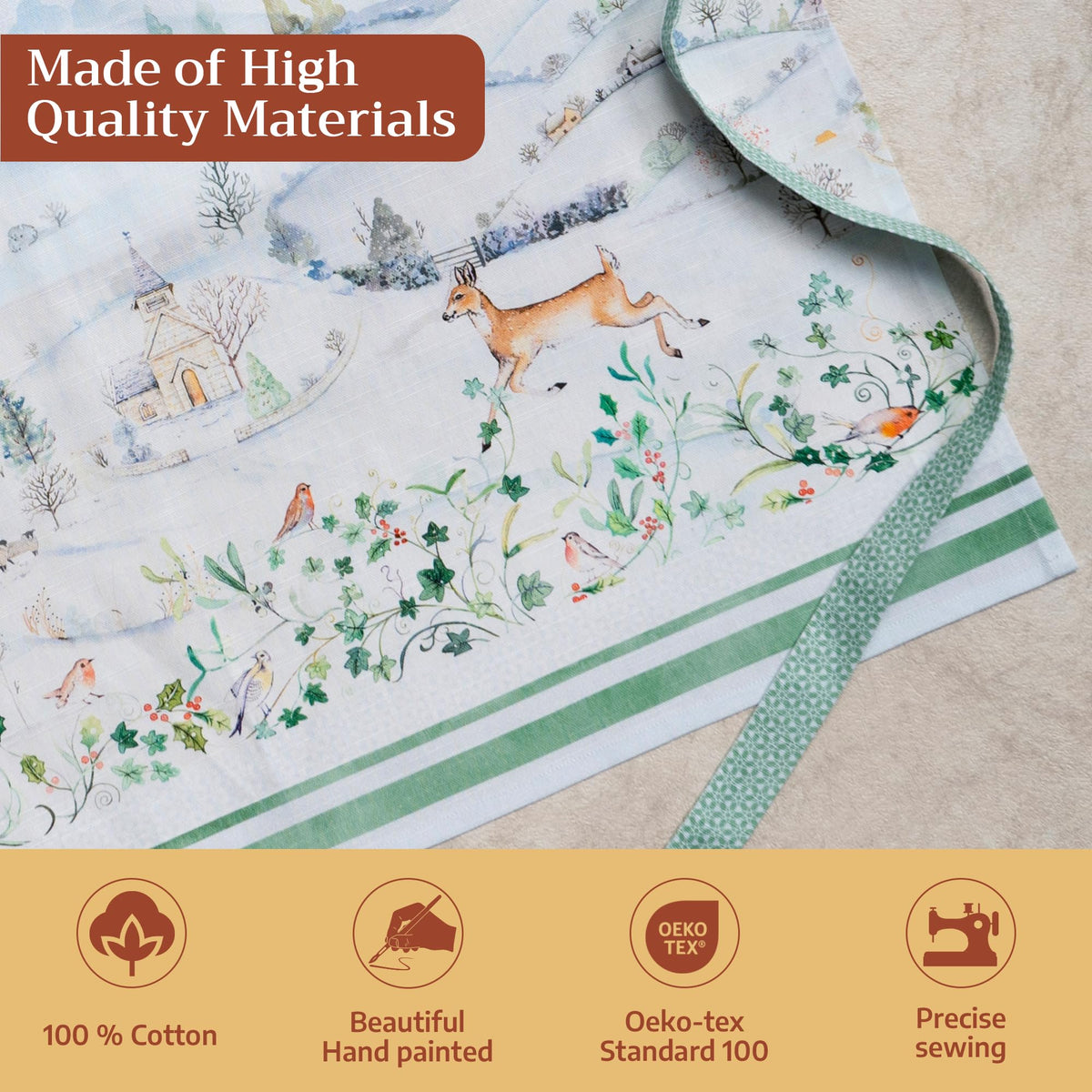 Snowy World Apron