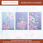 Sweet Rose Lavender Kitchen Towels