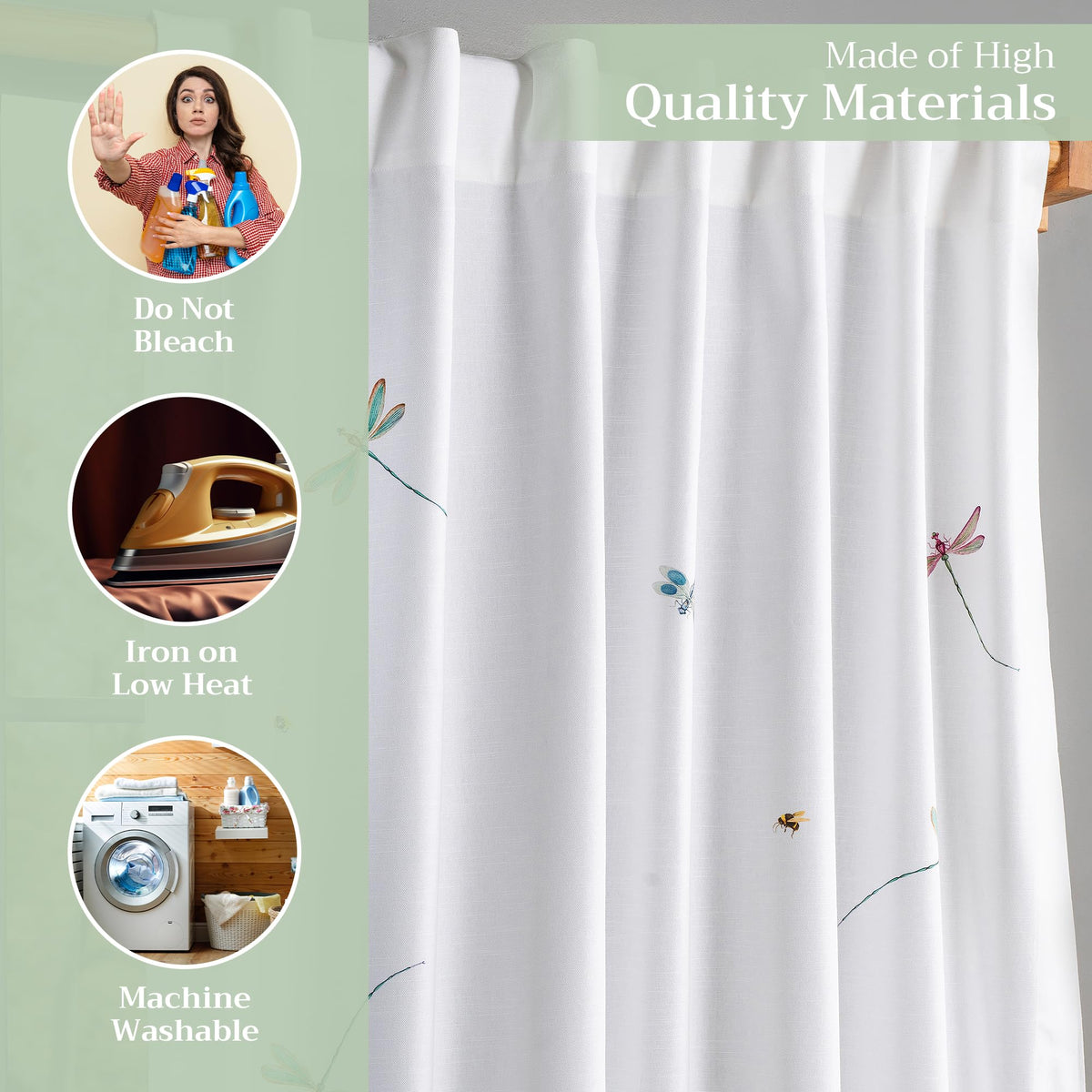 Fleurs De Mai Curtains