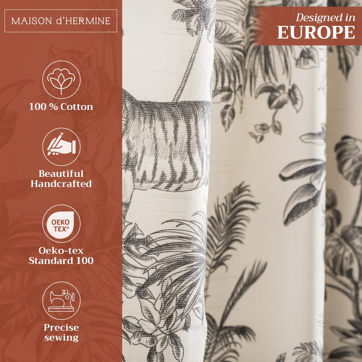 Savana Jouy Curtains