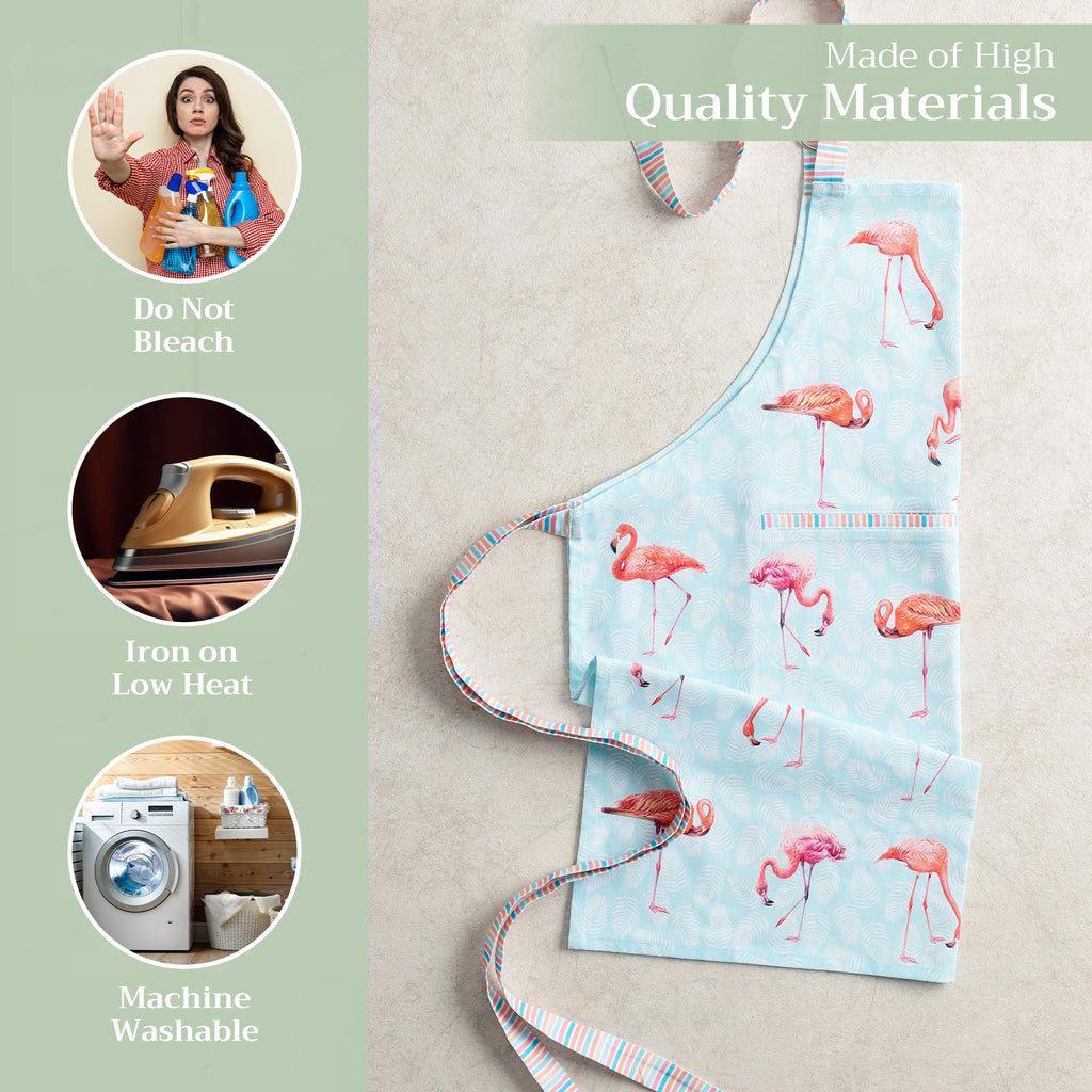 Flamingo Love Apron